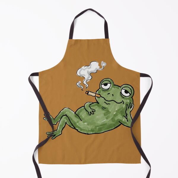 Item preview, "Unbothered": Chilling Frog Living Its Best Life designed and sold by PM.
