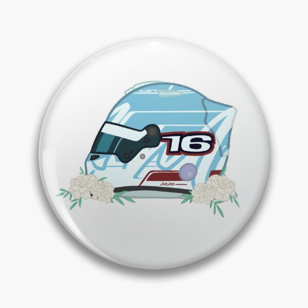 Item preview, Charles Leclerc 2026 Miami Helmet With Flowers  designed and sold by OriDraws.