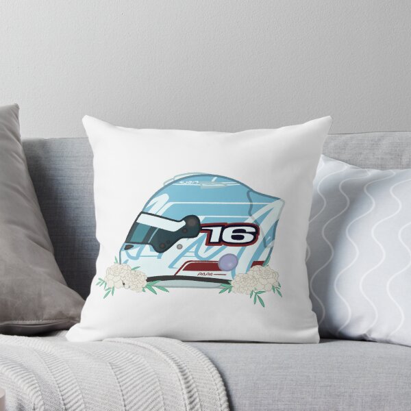Item preview, Charles Leclerc 2026 Miami Helmet With Flowers  designed and sold by OriDraws.