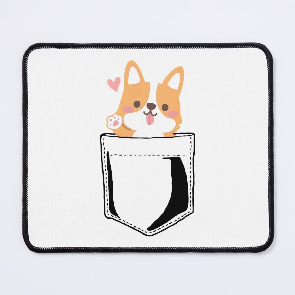 Item preview, Pocket Corgi Waving designed and sold by OlyvieArt.