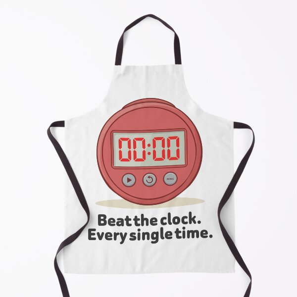Item preview, Pro Chef - Beat The Clock 00:00 Service Timer Culinary Humor designed and sold by PixelCatalyst.