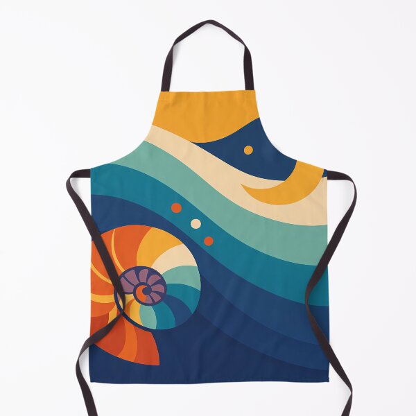 Item preview, Nautilus Shell in Flowing Gradient Waves designed and sold by InkSmithery.