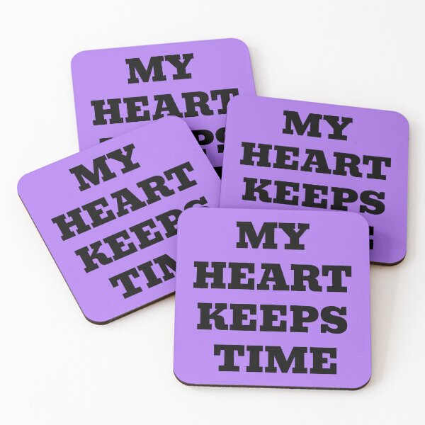 Item preview, My Heart Keeps Time designed and sold by WakeNBake-Tees.