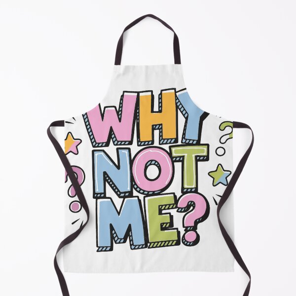 Item preview, Why Not Me? Motivational Typography designed and sold by ArhaanFashions.