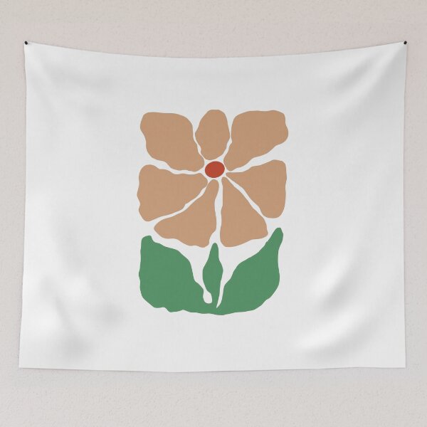 Item preview, Retro groovy daisy, flower floral festival vibe design designed and sold by Lunevalleyart.
