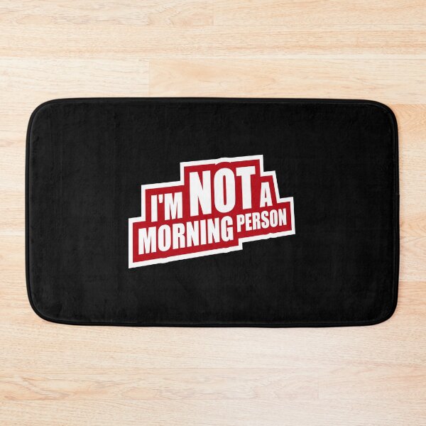 Item preview, I'm Not A Morning Person Funny Relatable Tired Quote designed and sold by shirt-o-mat.