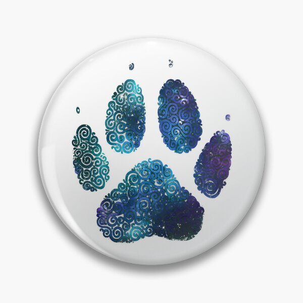 Item preview, Swirly Galaxy Dog Paw designed and sold by OlyvieArt.