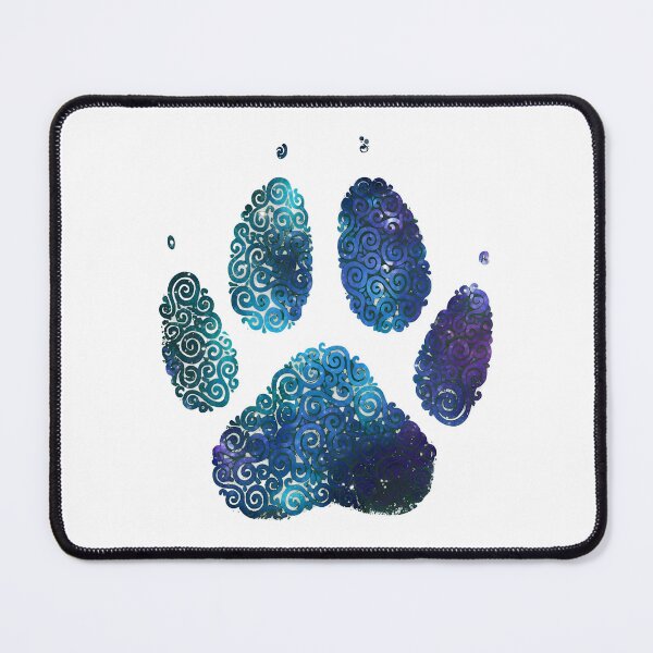 Item preview, Swirly Galaxy Dog Paw designed and sold by OlyvieArt.