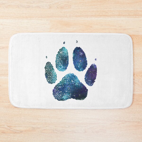 Item preview, Swirly Galaxy Dog Paw designed and sold by OlyvieArt.