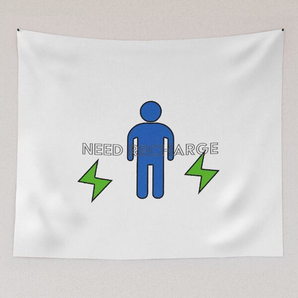 Item preview, Need Recharge – Low Energy Human designed and sold by ChernivtsiSkoda.