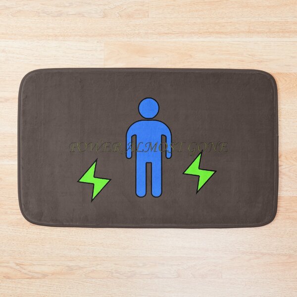 Item preview, Power Almost Gone – Low Energy Human designed and sold by ChernivtsiSkoda.