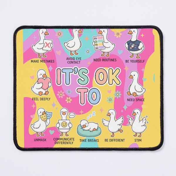 Item preview, It's ok - bright  designed and sold by ExcessiveSarcasmCo..
