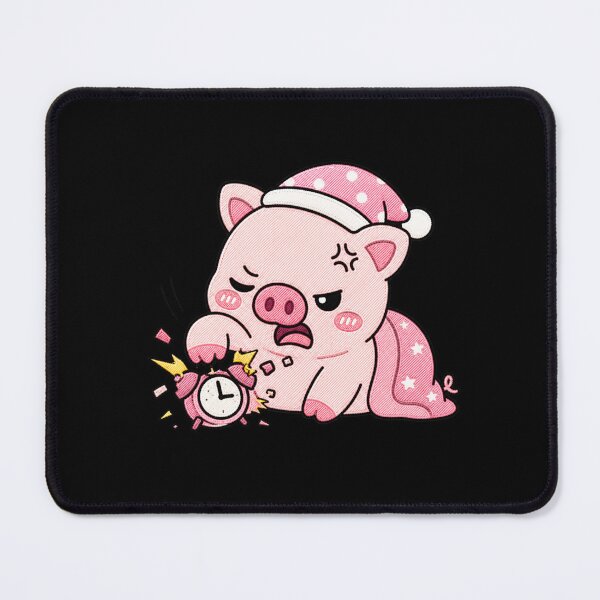 Item preview, Alarm Pig Cute Kawaii Cartoon Design designed and sold by ColorSplash123.
