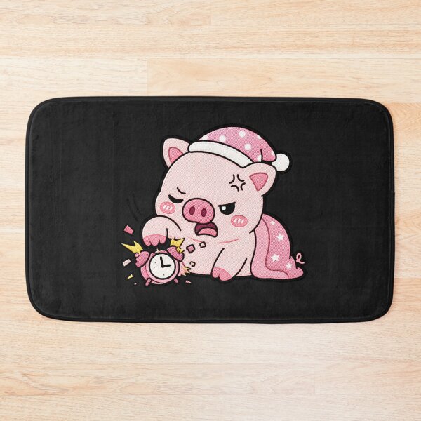Item preview, Alarm Pig Cute Kawaii Cartoon Design designed and sold by ColorSplash123.