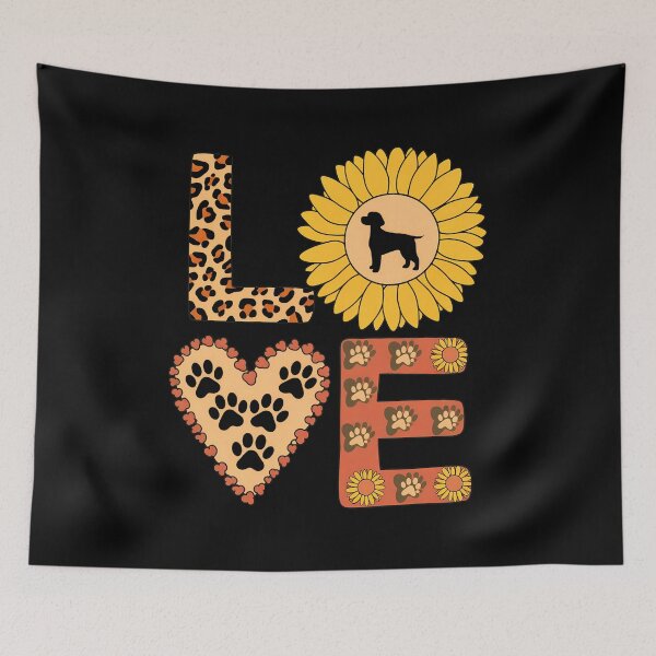 Item preview, Love Labrador Retriever Costume Dog Paw Sunflower designed and sold by OlyvieArt.