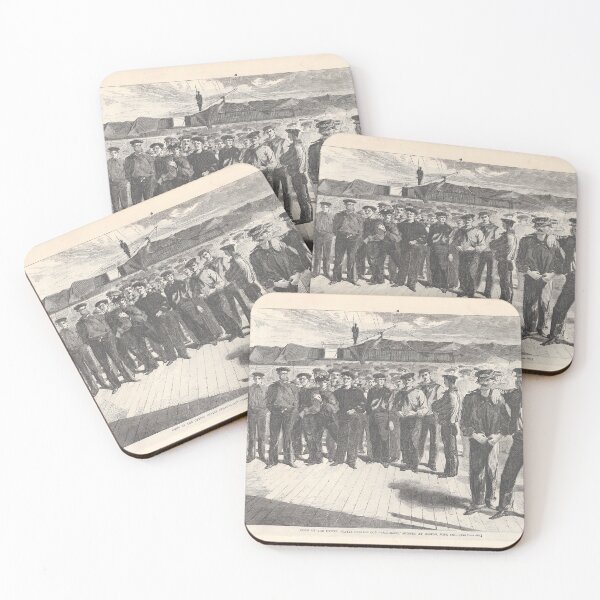 Item preview, Steamship Crew At Sea | Nautical Art designed and sold by GammaRay.