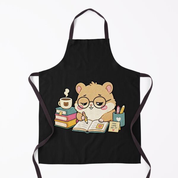 Item preview, Study Hamster Cute Kawaii Cartoon Design designed and sold by ColorSplash123.