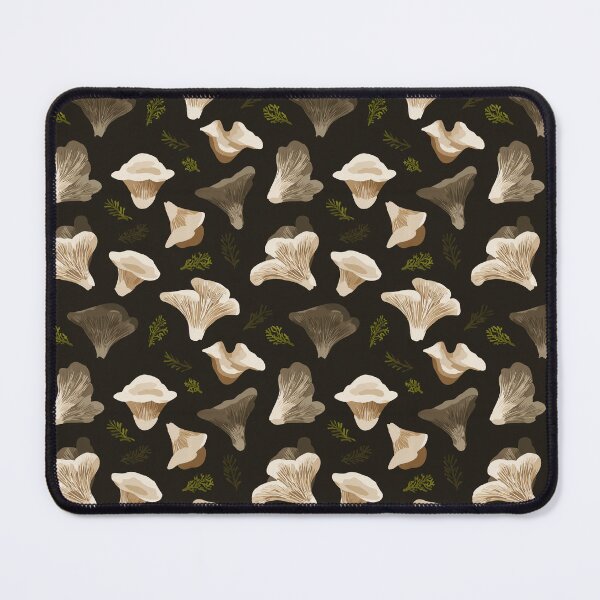 Item preview, Oyster Oasis | Oyster Mushroom Seamless Pattern designed and sold by sundayclay.