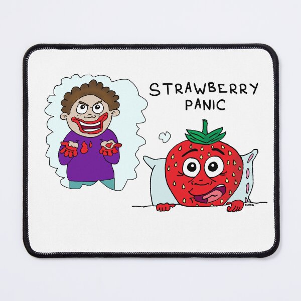 Item preview, Strawberry Panic – Funny Fruit Nightmare Art designed and sold by MyxaART.