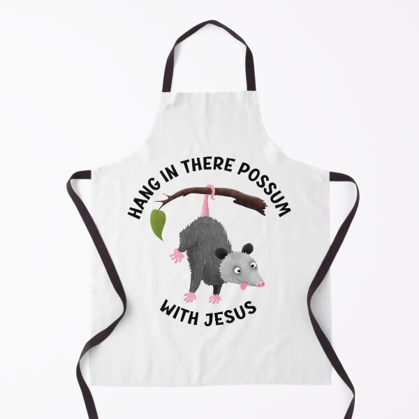Item preview, Cute possum hang in there with Jesus Christian encouragement designed and sold by FrogFactory.