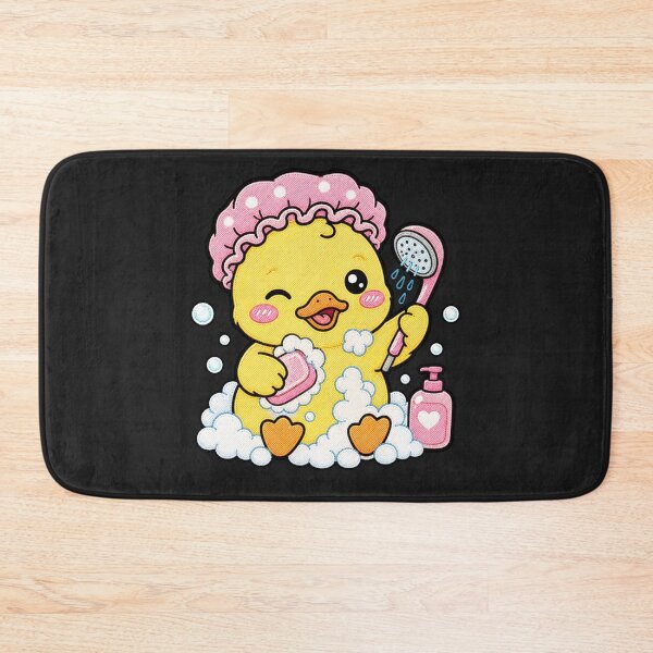 Item preview, Shower Duck Cute Kawaii Cartoon Design designed and sold by ColorSplash123.