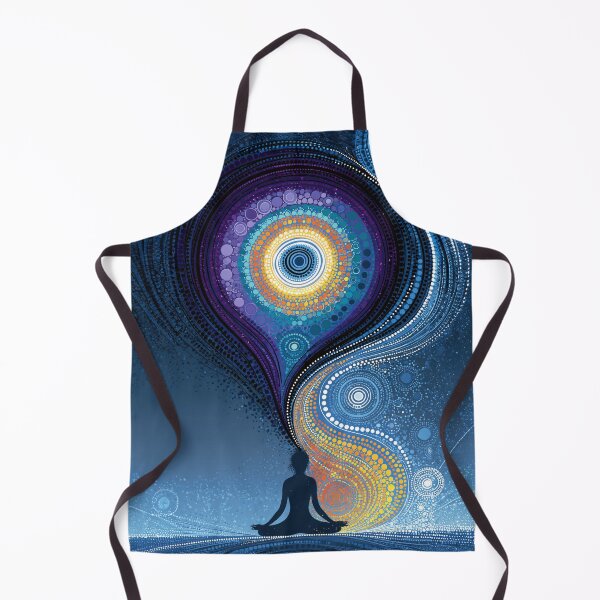 Item preview, Dot Art - Yoga practitioner sitting in meditation designed and sold by Made-by-Gus.