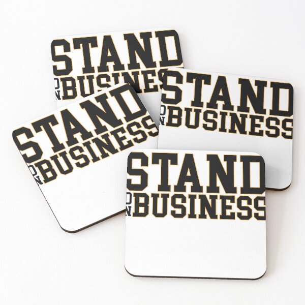 Item preview, Stand On Business Bold Varsity Style Typography Motivational Design designed and sold by DesignArtist.ia.