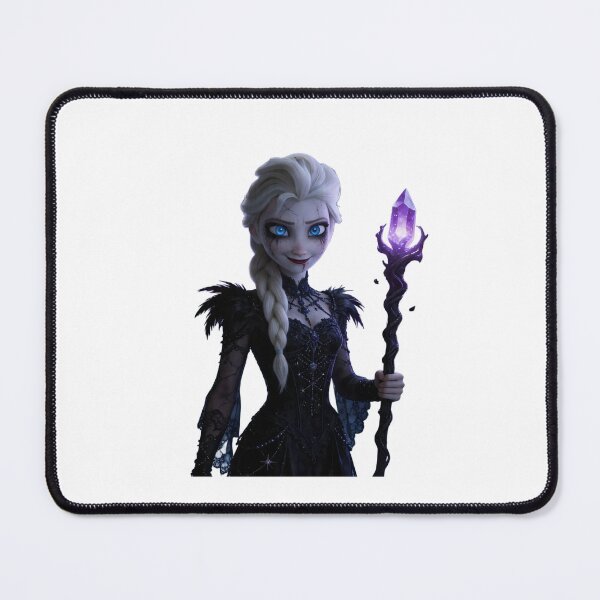 Item preview, Dark Ice Queen Fantasy PNG Sticker | Gothic Princess Magic Staff | HD Transparent Sticker Design designed and sold by ashwin131.