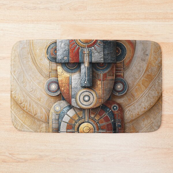 Item preview, Dot Art - Giant guardian statue in the desert designed and sold by Made-by-Gus.