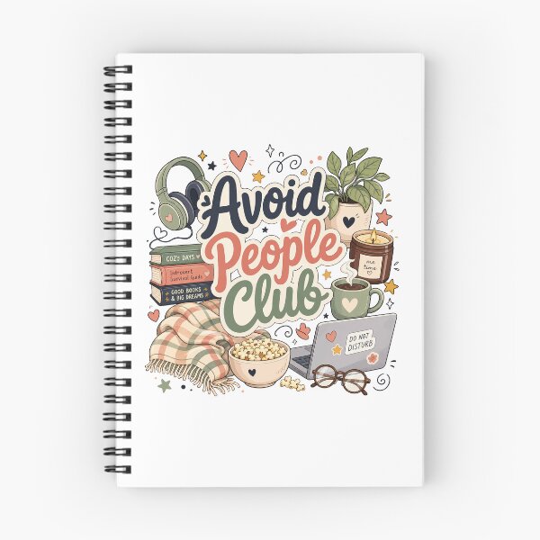 Item preview, Avoid People Club Introvert Humor Cozy designed and sold by HandicraftArt.