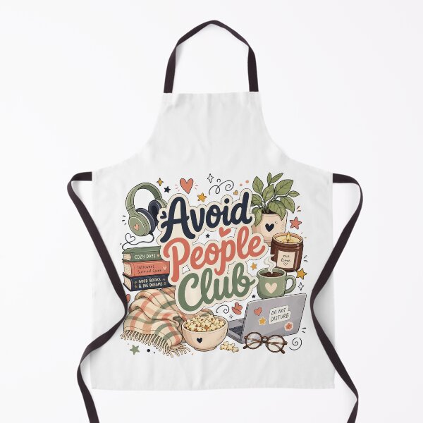 Item preview, Avoid People Club Introvert Humor Cozy designed and sold by HandicraftArt.