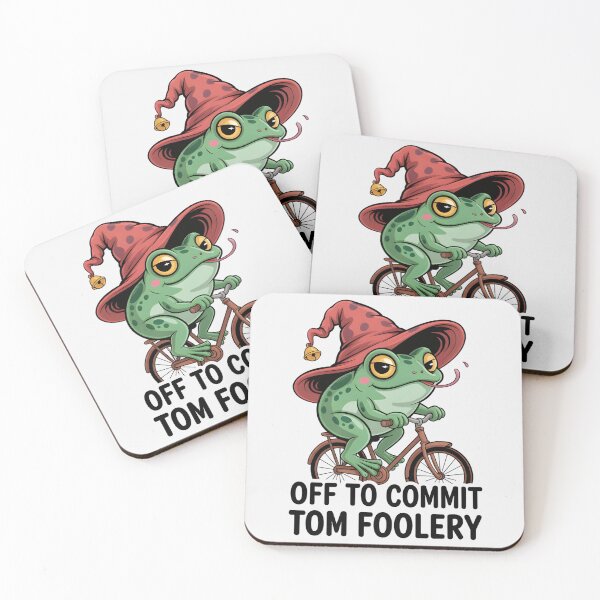 Item preview, Off to Commit Tomfoolery | Frog Wizard on Bicycle designed and sold by ZyxDes.