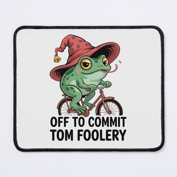 Item preview, Off to Commit Tomfoolery | Frog Wizard on Bicycle designed and sold by ZyxDes.