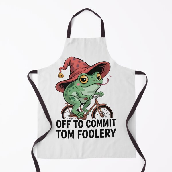 Item preview, Off to Commit Tomfoolery | Frog Wizard on Bicycle designed and sold by ZyxDes.