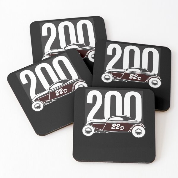 Item preview, Bonneville coupe racer 200mph - Classic black print  designed and sold by AnnaHa1.