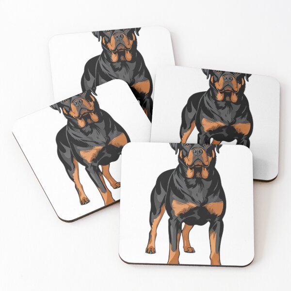 Item preview, Strong and Loyal Rottweiler Portrait designed and sold by Bubble-Bay Shop.