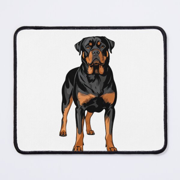 Item preview, Strong and Loyal Rottweiler Portrait designed and sold by Bubble-Bay Shop.