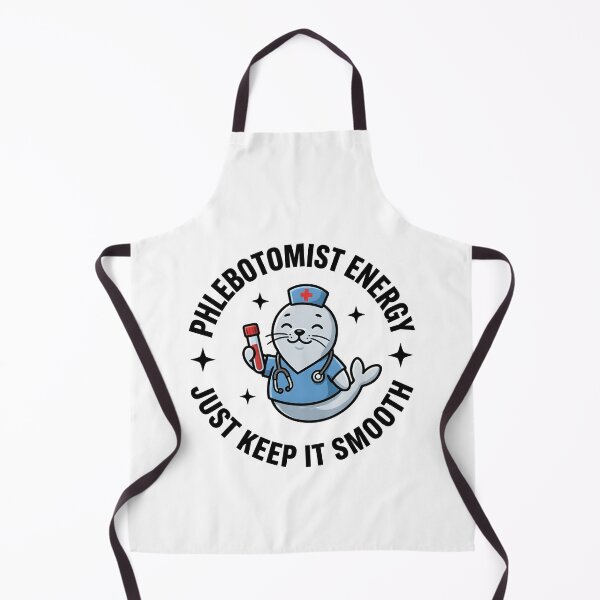 Item preview, Funny Cute Seal Phlebotomist Nurse Energy Just Keep It Smooth Medical Lab Week Gift designed and sold by ClinicalHubs.