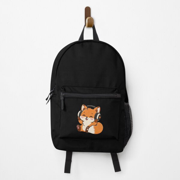 Item preview, Music Fox Cute Kawaii Cartoon Design designed and sold by ColorSplash123.