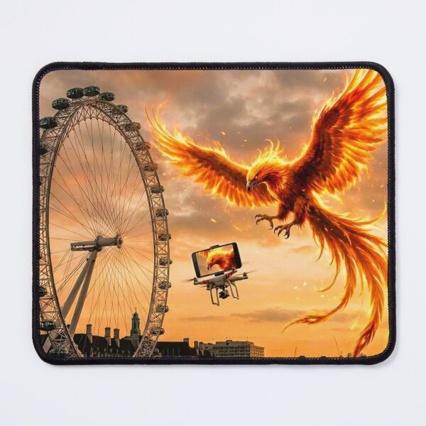 Item preview, Phoenix Rising Over London designed and sold by MagicMood Creations.