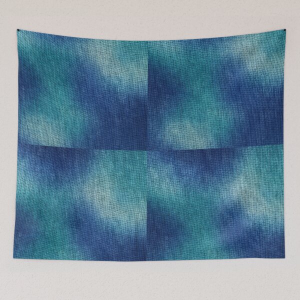 Item preview, Blue Gradient Textile Pattern designed and sold by frumixart.