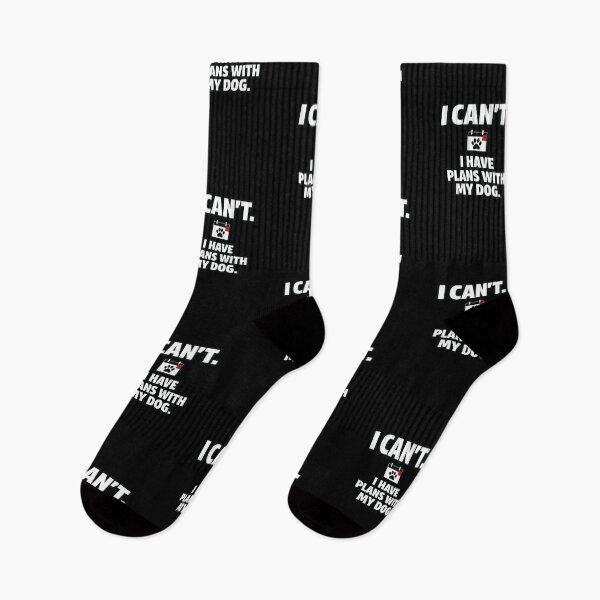 Item preview, I Can’t I Have Plans With My Dog Funny Dog Lover Shirt Pet Humor Design designed and sold by Timeless Junction.