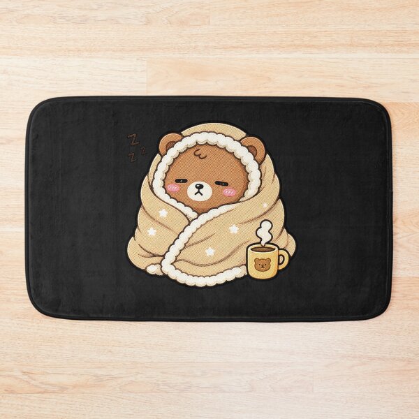 Item preview, Blanket Bear Cute Kawaii Cartoon Design designed and sold by ColorSplash123.
