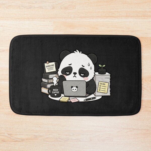 Item preview, Work Panda Cute Kawaii Cartoon Design designed and sold by ColorSplash123.