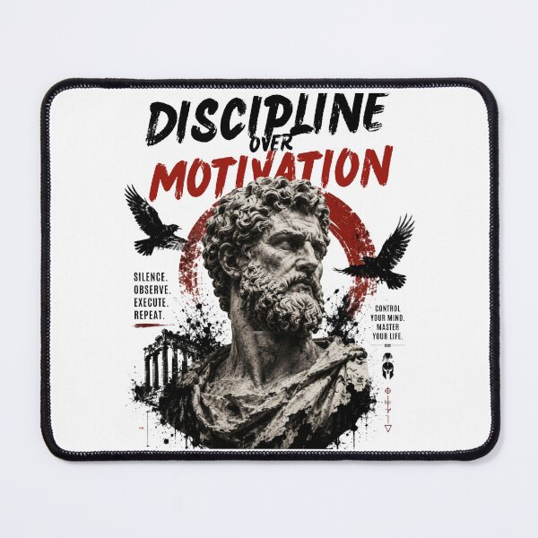 Item preview, Discipline Over Motivation –Motivational Streetwear Design designed and sold by CreativeTag.