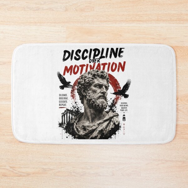 Item preview, Discipline Over Motivation –Motivational Streetwear Design designed and sold by CreativeTag.