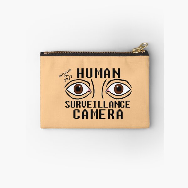 Item preview, Human Surveillance Camera Dry Humor designed and sold by CDPrintsDesigns.