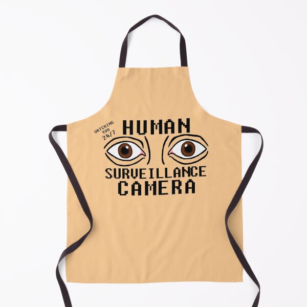 Item preview, Human Surveillance Camera Dry Humor designed and sold by CDPrintsDesigns.