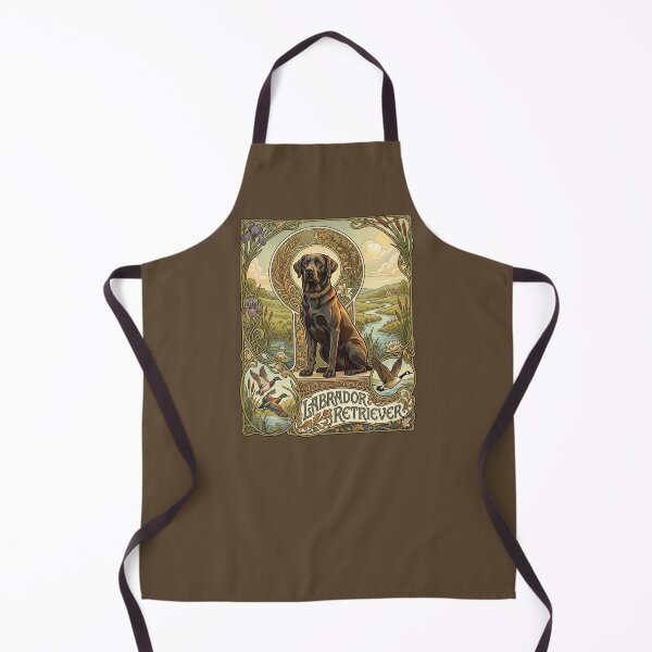 Item preview, Labrador Retriever Art Nouveau Illustration designed and sold by Comfort-shirt.