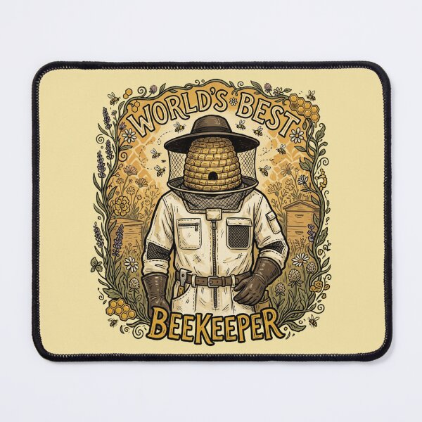 Item preview, World’s Best Beekeeper – Funny Beekeeper Gift designed and sold by Comfort-shirt.